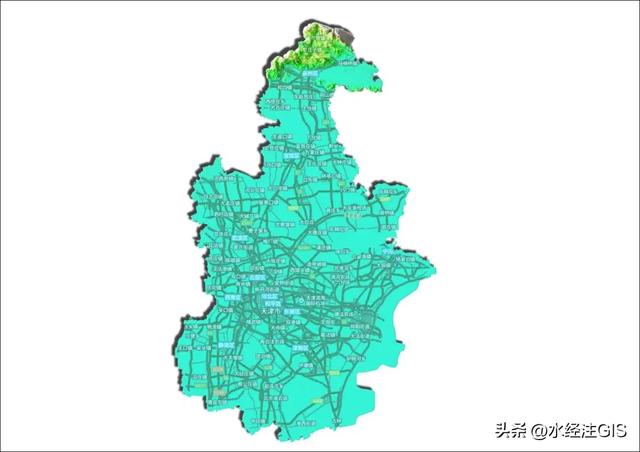 值得收藏的全国各省三维地形图 - 天津市